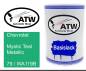 Preview: Chevrolet, Mystic Teal Metallic, 79 / WA119B: 500ml Lackdose, von ATW Autoteile West.